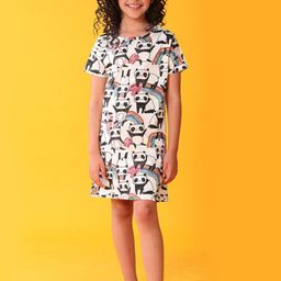 YK Girls Printed Nightdress-picture-44