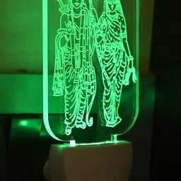 SOMIL Green & Blue Printed Glass Abstract Shaped Shaped Wall Lamp-picture-39