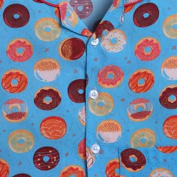 The Magic Wand Kids Conversational Printed Night suit image 5