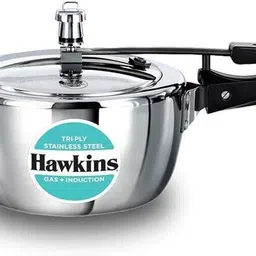hawkins 3.5 Litre Triply Stainless Steel Pressure Cooker, Inner Lid Cooker 3.5 L Induction Bottom Pressure Cooker & Pressure Pan-picture-38