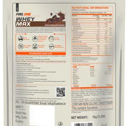 fuelone Whey Protein Max, 27g Protein, 5.96g BCAAs Whey Protein image 2