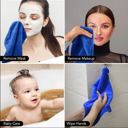 ZEDFIBER HAND TOWEL, Face Towel, Plain Hanky 350 GSM Handkerchief, RUMAL, NAPKIN ["Multicolor"] Handkerchief image 3