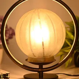 1ST TIME White Glass Cylinder Table Lamps image 2