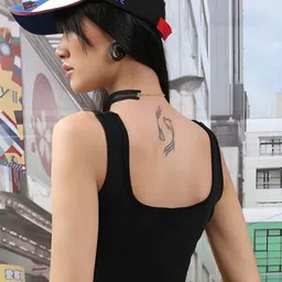 sollobell Print Cotton Tank Crop Top image 3