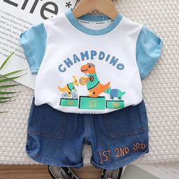 StyleCast x Revolte Boys Printed Short Sleeves T-shirt With Shorts-picture-36