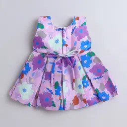 The Magic Wand Girls Floral Print Fit & Flare Dress image 2