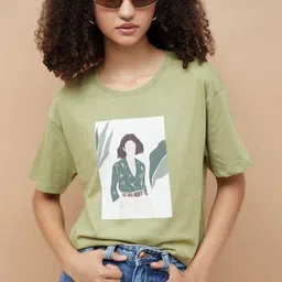 Fame Forever by Lifestyle Women Typography Printed Raw Edge T-shirt-image-47