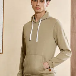 Campus Sutra Men Hooded Sweatshirt image 2