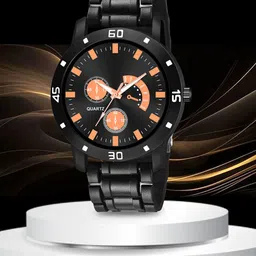 CSAMON Men Dial & Bracelet Style Straps Analogue Watch Aeviyo BLK RG D 801BLK-picture-21