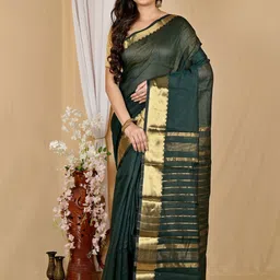 DipDiya Zari Taant Saree-picture-10