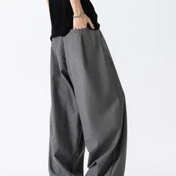 StyleCast x Revolte Men Loose Fit Easy Wash Pleated Trousers image 5