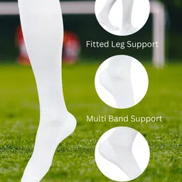 NESKA MODA Unisex Set of 2 Knee Length Cotton Socks image 4