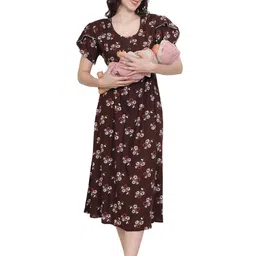 Ms.Lingies Women Maternity Printed Nightdress-picture-38