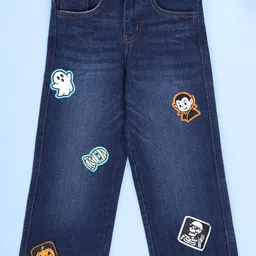 KiddoPanti Boys Straight Fit Mid-Rise Stretchable Jeans-picture-24