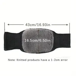 Eleg & Stilance Unisex Furry Thick Knee Pads Socks image 2