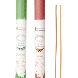 GaneshaSpeaks 2-Pcs Brown Wooden Incense Sticks With Fragrance image 1