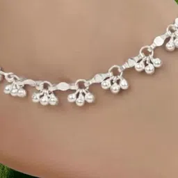 AamNa Enterprises Silver-Plated Anklet-image-57