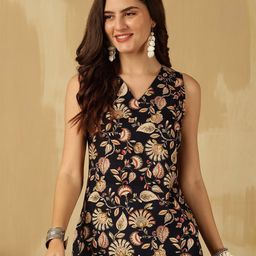 Anouk Rustic Floral Print Wrap Top-picture-40