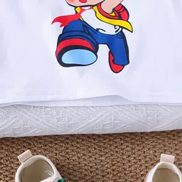 INCLUD Boys Printed Raglan Sleeves Graphic T-Shirt With Shorts image 3