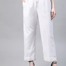 Moda Rapido Women Mid Rise Relexed Fit Parallel Trousers-picture-20