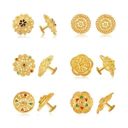 VIVASTRI Women Gold-Plated Alloy Earrings-picture-34