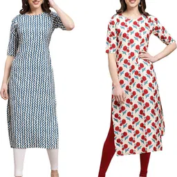 Ethnic basket Women Multicoloured Kurtas-picture-36