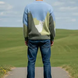 HERE&NOW Men Printed Pullover image 4