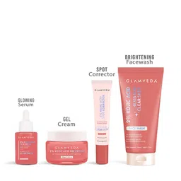 GLAMVEDA Set Of 4 2% Kojic Acid Facewash-100 ml- Spot Corrector- 20 ml- Serum- 30 ml-image-10