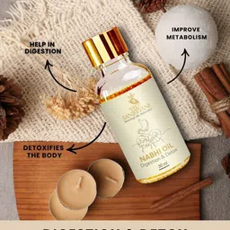 Ved Sanjeevani Digestion & Detox Nabhi Oil- 30 ml image 2