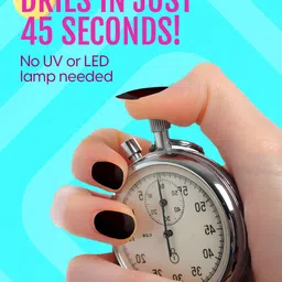 MATRA Nail Polish With Free Mini Filers- 15ml- All Black image 3