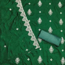 SHADOW & SAINING Embroidered Unstitched Dress Material image 5