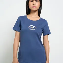Ajile by Pantaloons Women CottonPrinted T-shirt-image-74
