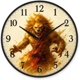 tikamenterprise Analog 25 cm X 25 cm Wall Clock image 3