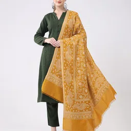 MONTE CARLO Wool Self Design Women Shawl-picture-21