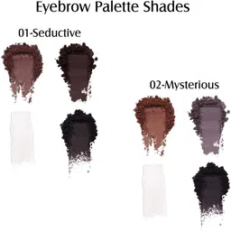 glam21 cosmetics 4-in-1 Eyebrow Palette Micro Pigments, Smudge Proof, Longlasting Eye Make-up Kit 9 g image 2