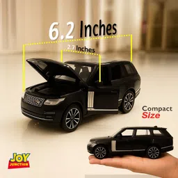 joy junction 1:32 Range Rover Metal Pull Back Die-cast Car with Openable Doors & Light Music image 2