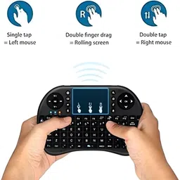 Clairbell Bluetooth (Wireless Keyboard) USB Rechargeable Keyboard With Pocket Size H493 Wireless Thumb-size Multi-device Keyboard Compatible with Tablet image 3