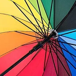gelai enterprise Rainbow Umbrella Large, Compact, Windproof, Auto Open Rainbow Umbrella for Kids Umbrella image 3