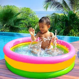 dpbrother Inflatable Water Pool PVC Non-Slip Foldable Baby Bathtub 3 Rings Swimming Pool-picture-17