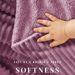 vas collections Solid Crib Crib Baby Blanket for Heavy Winter image 2