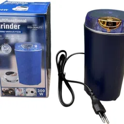 praaj 300 W Blue Grinder for Spices ,Coffee Beans & Dry Fruits 300 W Mixer Grinder image 1