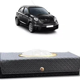 brothertwo Car Tissue Box Holder with 100 Tissue For Nissan Micra 2010 Onward Vehicle Tissue Dispenser-picture-46