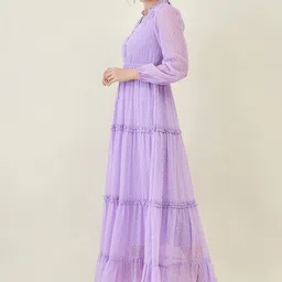 aayu Women Layered Multicolor Maxi/Full Length Dress image 2