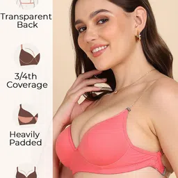DressBerry Pack Of 2 Medium Coverage Heavily Padded Bra image 3