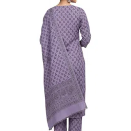 Vrinde Printed Unstitched Dress Material image 2