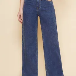 PUELLA Women Flared High-Rise Stretchable Jeans-image-46
