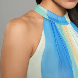 AND Striped A-Line Dress image 2