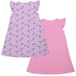 Clothe Funn Girls Printed Maxi Nightdress image 2