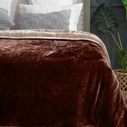 Saral Home Beige Mild Winter 400 GSM Single Bed Blanket-picture-18
