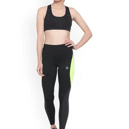 Popster Colourblocked 4 Way High Rise Tights image 5